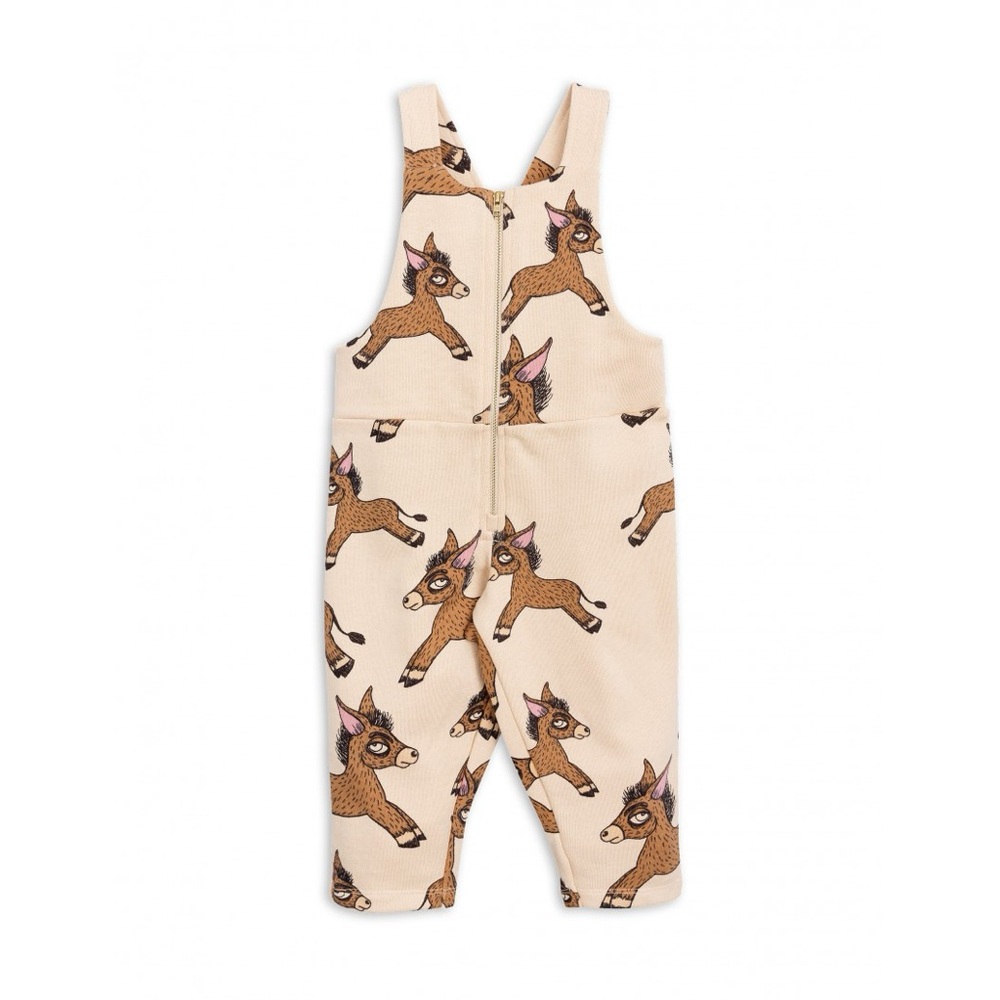 Mini Rodini Donkey AOP Dungarees - NWT